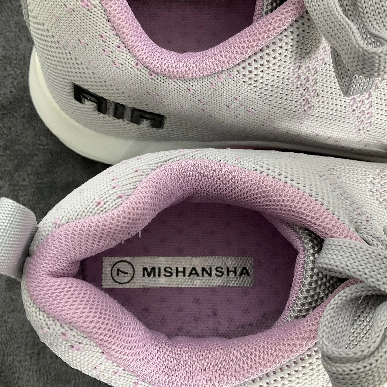 Mishansha Women's‎ Running Walking Shoes Breathable Air Cushion Sneakers size 7 Gray - Image 10