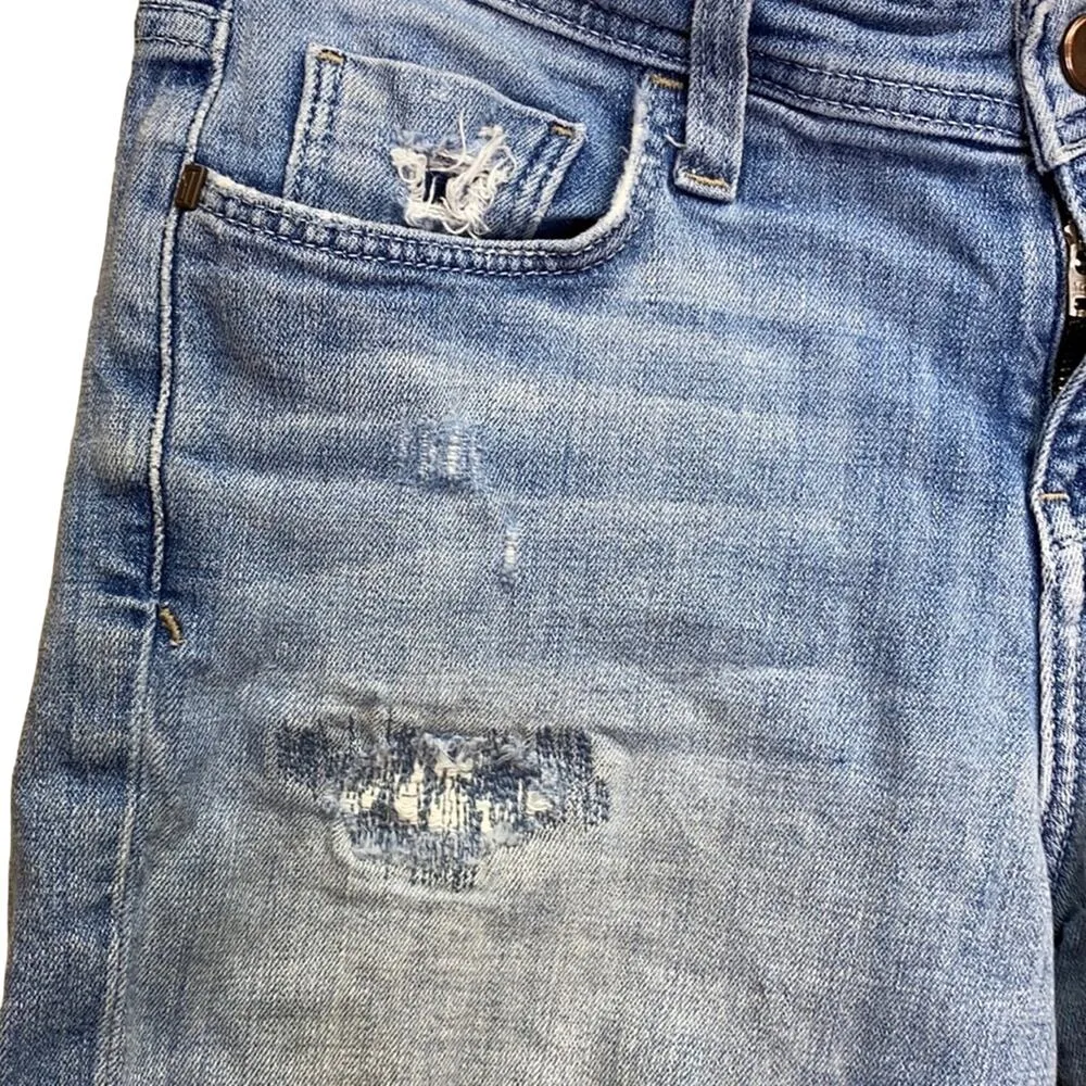 Pilcro And The Letterpress Hyphen Distressed Jean Shorts 26 - Image 4