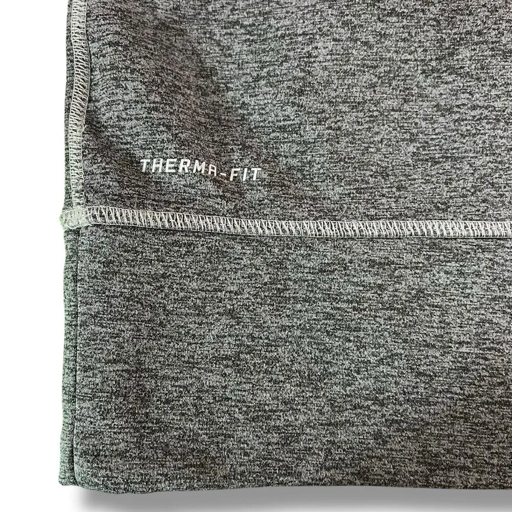 Nike Womens ThermaFit Athletic Hoodie Hooded Sweatshirt Pullover Pink Gray Large - Image 8