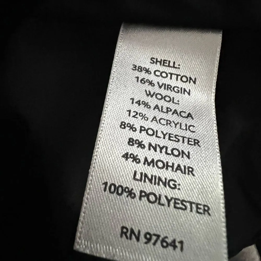 J. Jill black and brown tweed jacket Size small - Image 6