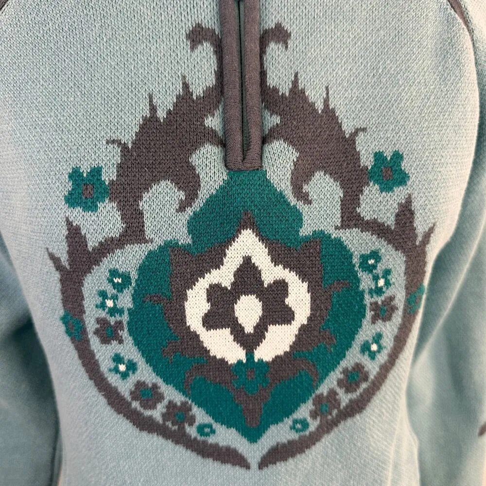 Athleta 1/3 Zip Mock Neck Pullover Sweater Size Medium - Image 8