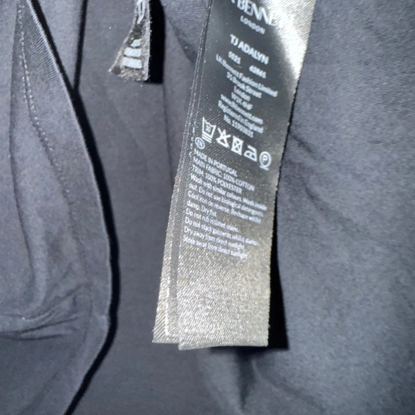 L.K. Bennett Adalyn Black Short Sleeve Boxy Crewneck Knit Top Size XL - Image 12