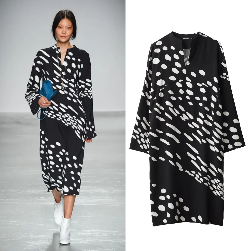 Marimekko Gill Dress Black Size undefined - Image 2