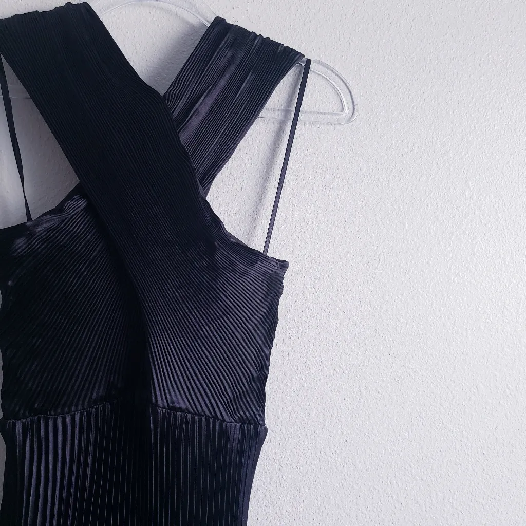 Sandra Pleated Maxi Dress Criss Cross New Without Tags - Image 5