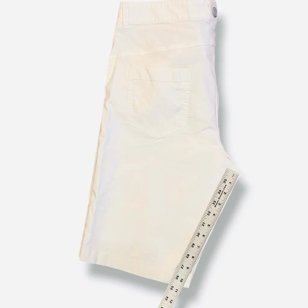 Bogner Jolita Ladies White Golf Leisure Shorts Us L (12) Bermuda Length Travel - Image 5