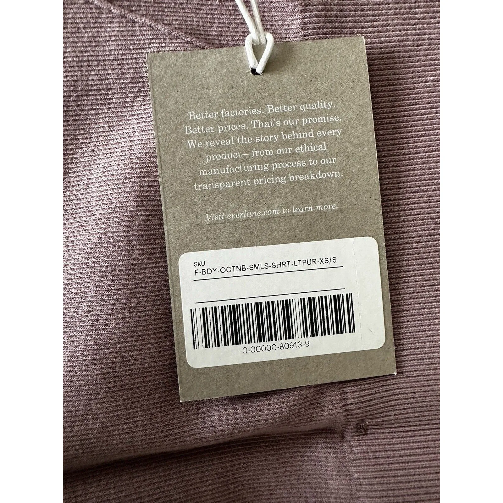 New Everlane Body Seamless Bike Shorts Light Purple XS/S - Image 6