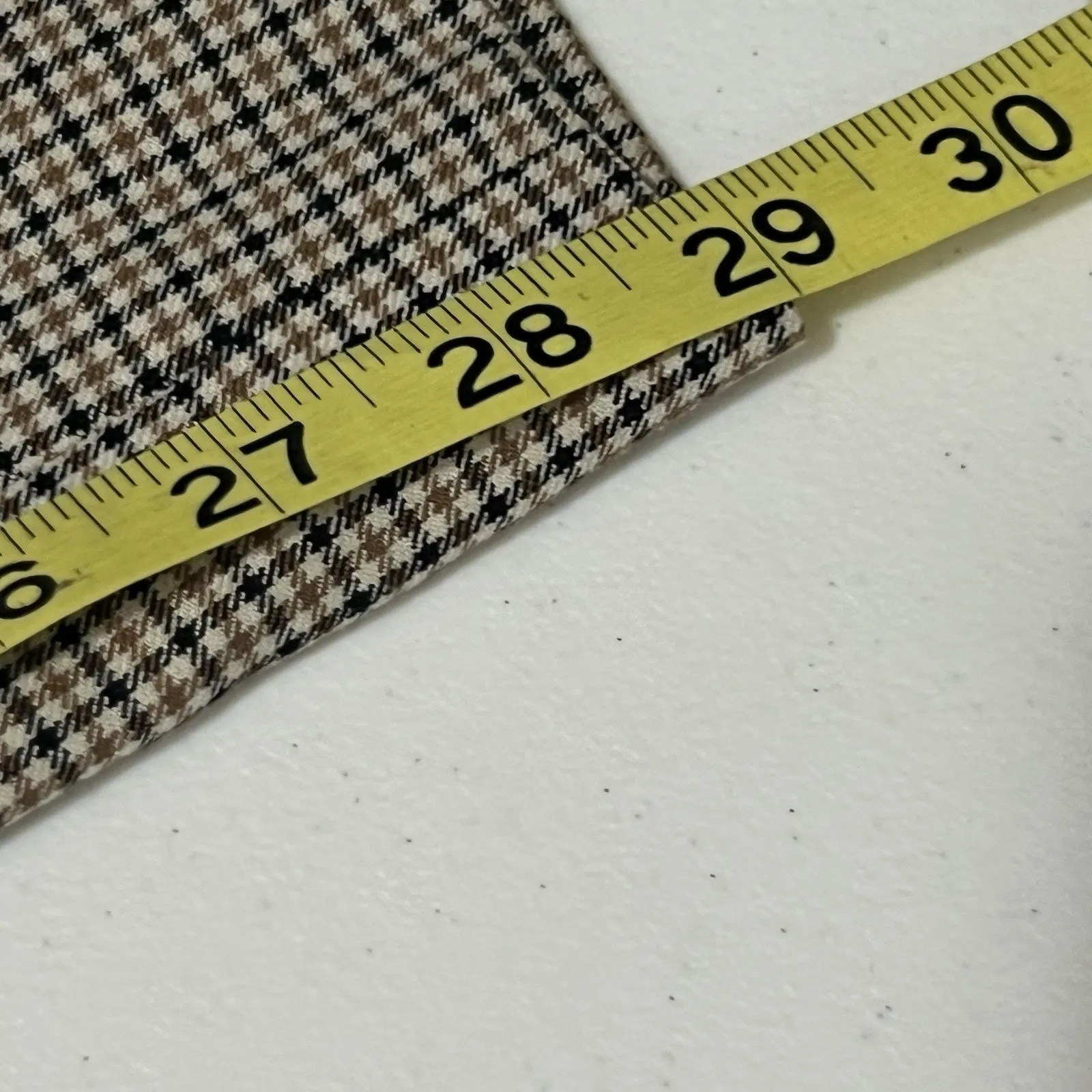 Talbots Woman’s wHampshire Ankle Pant Size 16 Brown/beige Houndstooth Career EU Tan - Image 12