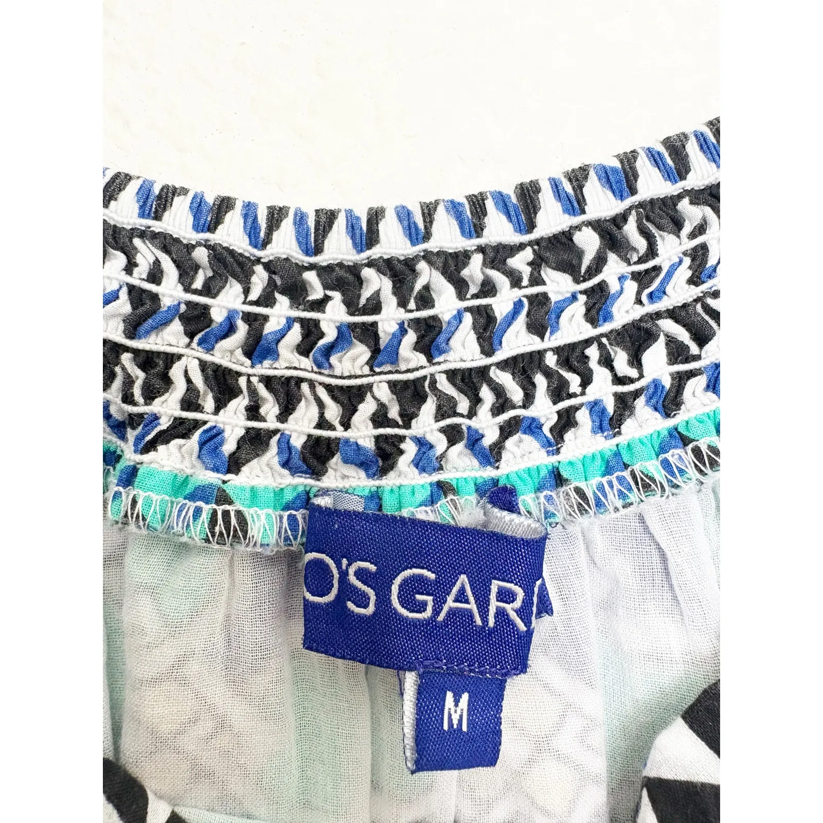 Anthropologie Ro's Garden Jenna Midi Dress Size Medium Tiered Boho Preppy - Image 6