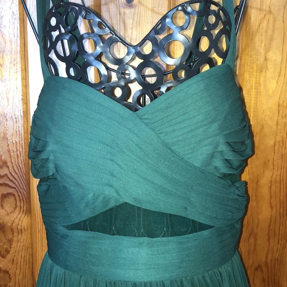 Birdy grey ELSYE DRESS MESH EMERALD bridesmaids dress size medium green wedding​ - Image 11