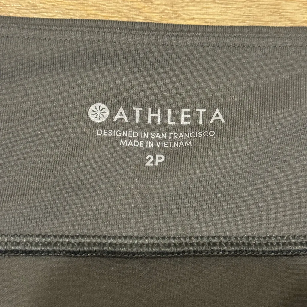 Athleta SOHO Running Pant Jogger Dark Grey / Black Style 777 555-00 - Image 2