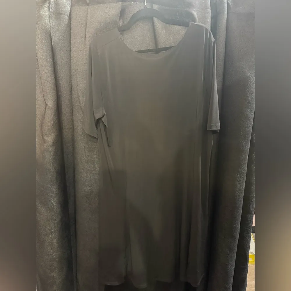 Susan Graver  Black Dress Short Sleeve - Image 6