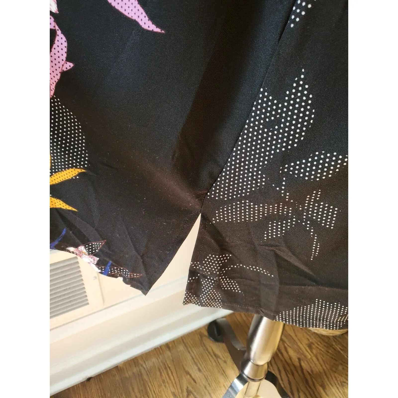 Avenue Women Black Polyester Round Neck Long Sleeve Casual Top Blouse Size 18/20 - Image 8