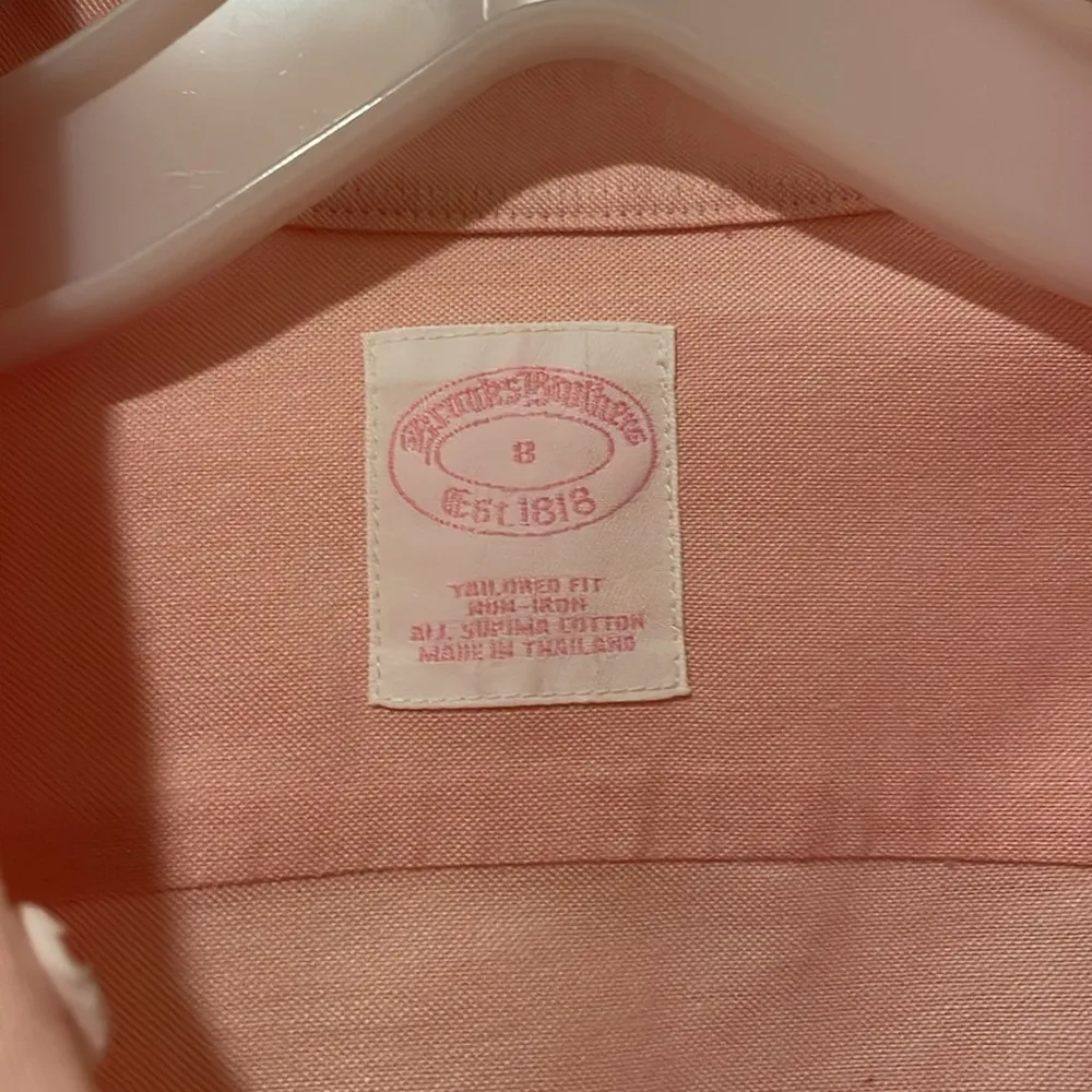 Brooks Brothers Light Pink Button Down Shirt - Image 2
