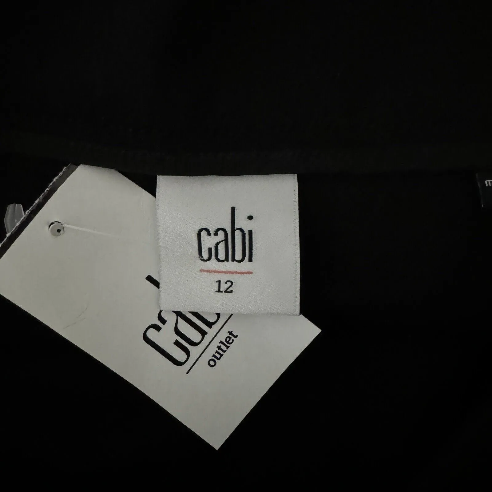 Cabi Skirt Womens 12 Black Soriee Skirt‎ Lace Overlay A-Line Feminine Romantic - Image 3