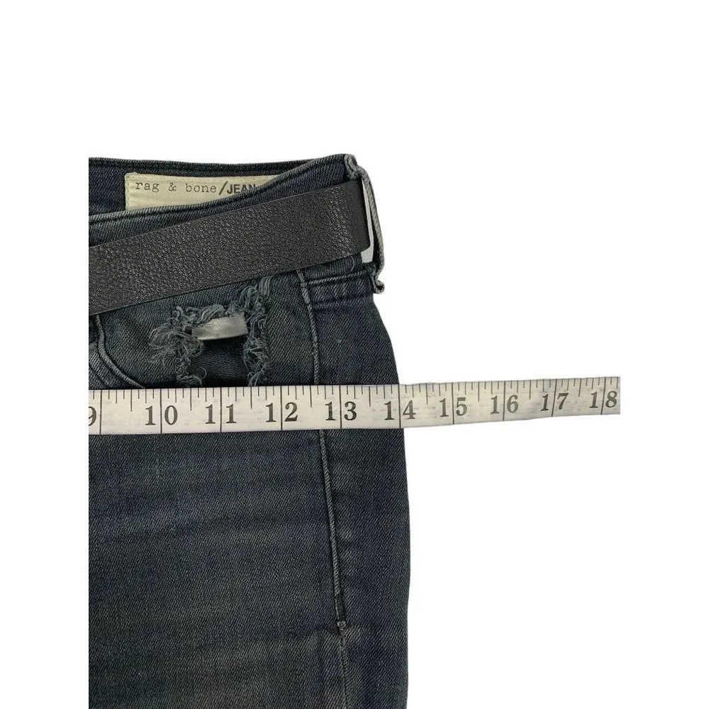 Rag & Bone Women's Distressed Jeans with Belt - Image 5