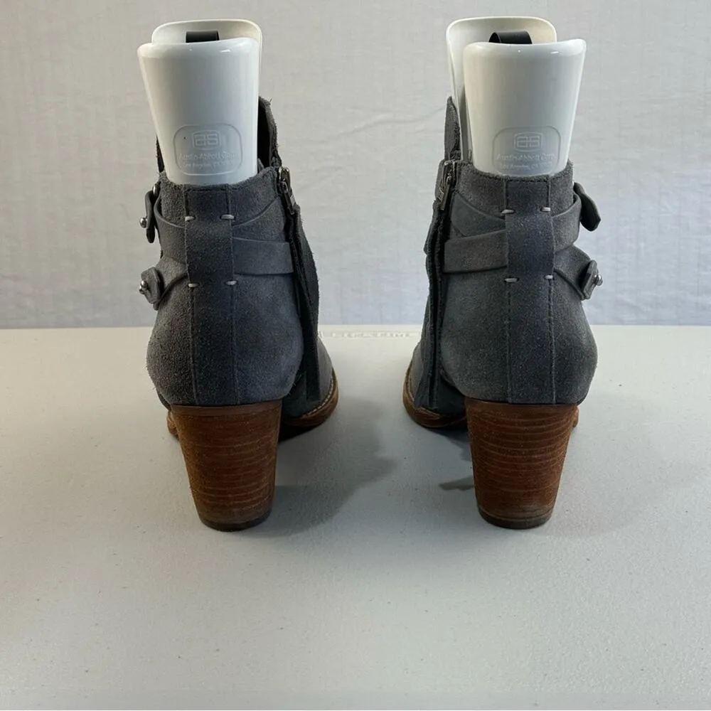 Sam Edelman Merton Western Booties Women’s Size 9.5 EUR 39.5 Suede Leather Boots - Image 7