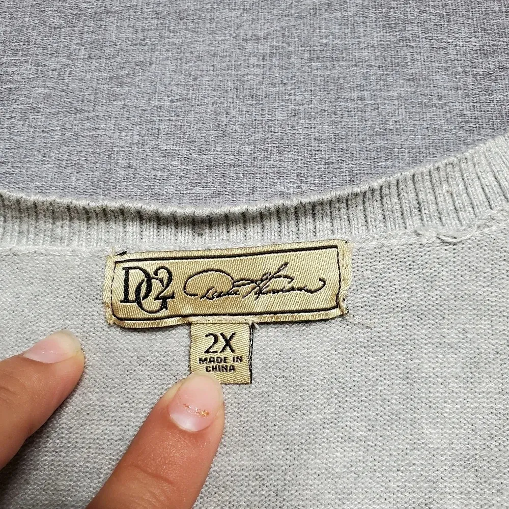 Diane Gilman Gray Cardigan - Image 4