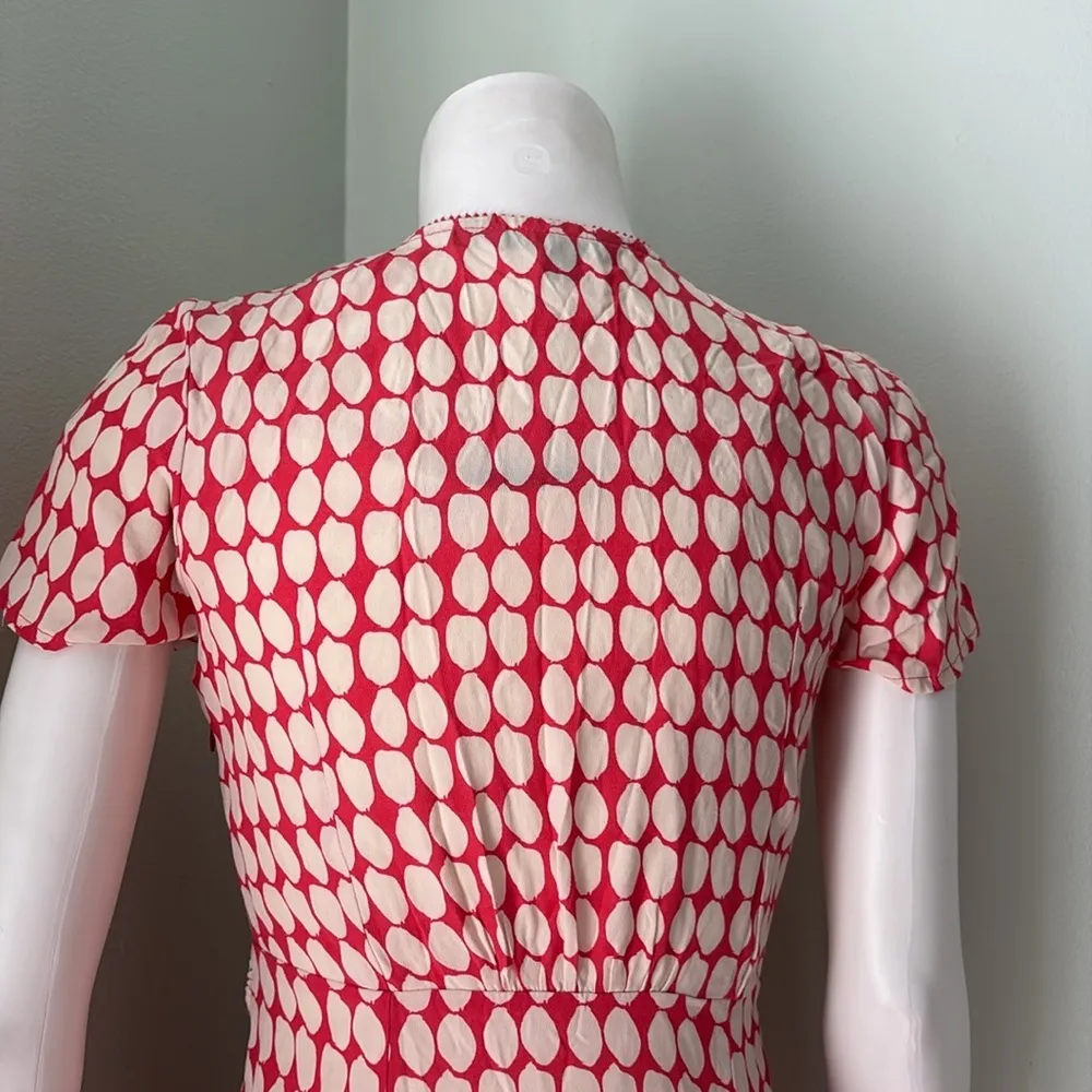 Boden Red and White Polka Dot Dress UK 8 US 4 - Image 7