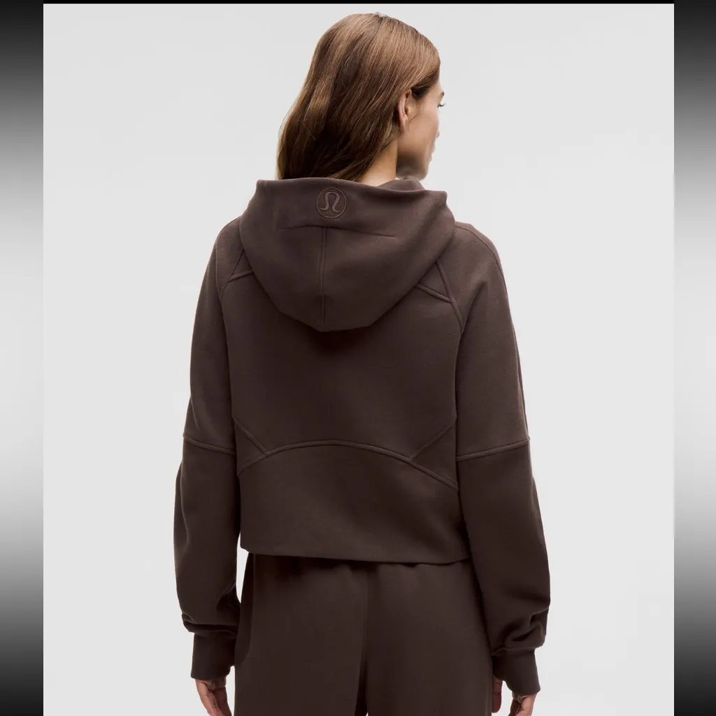 NWT Scuba Oversized Half-Zip Hoodie/ Espresso & Xs/s - Image 3