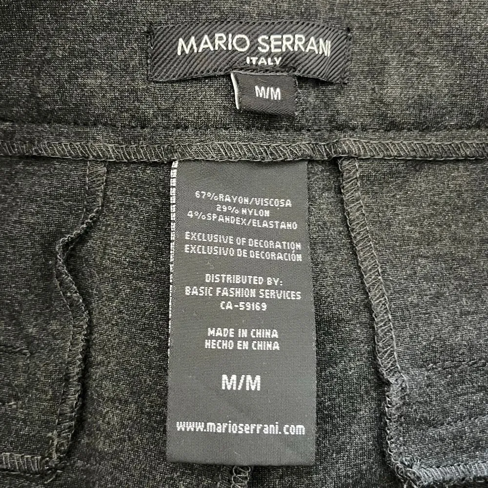 Mario Serrani  Knit Slacks - Size M - Image 5