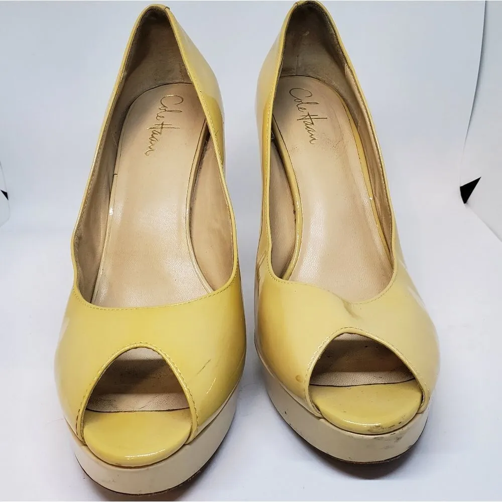 Cole Haan Chelsea Nike Air Peep Toe Heels (9.5) - Image 3