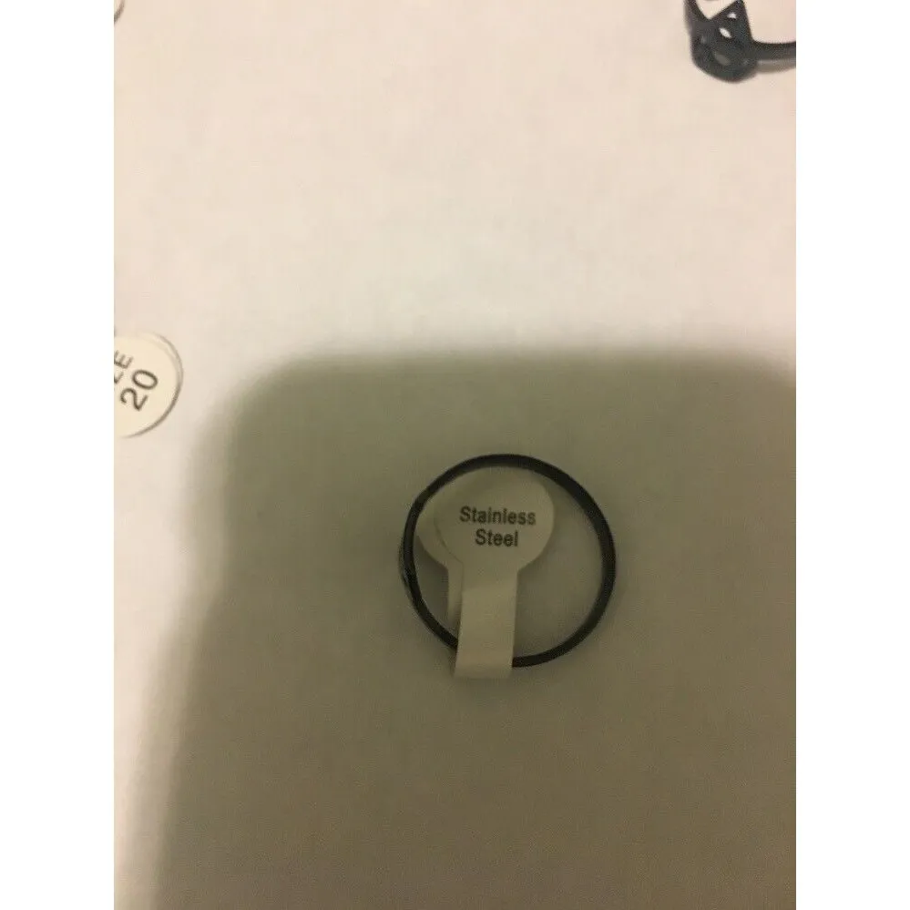 Adult Superman Her Stainless Steel Titanium Band Ring Choose Size - Image 4