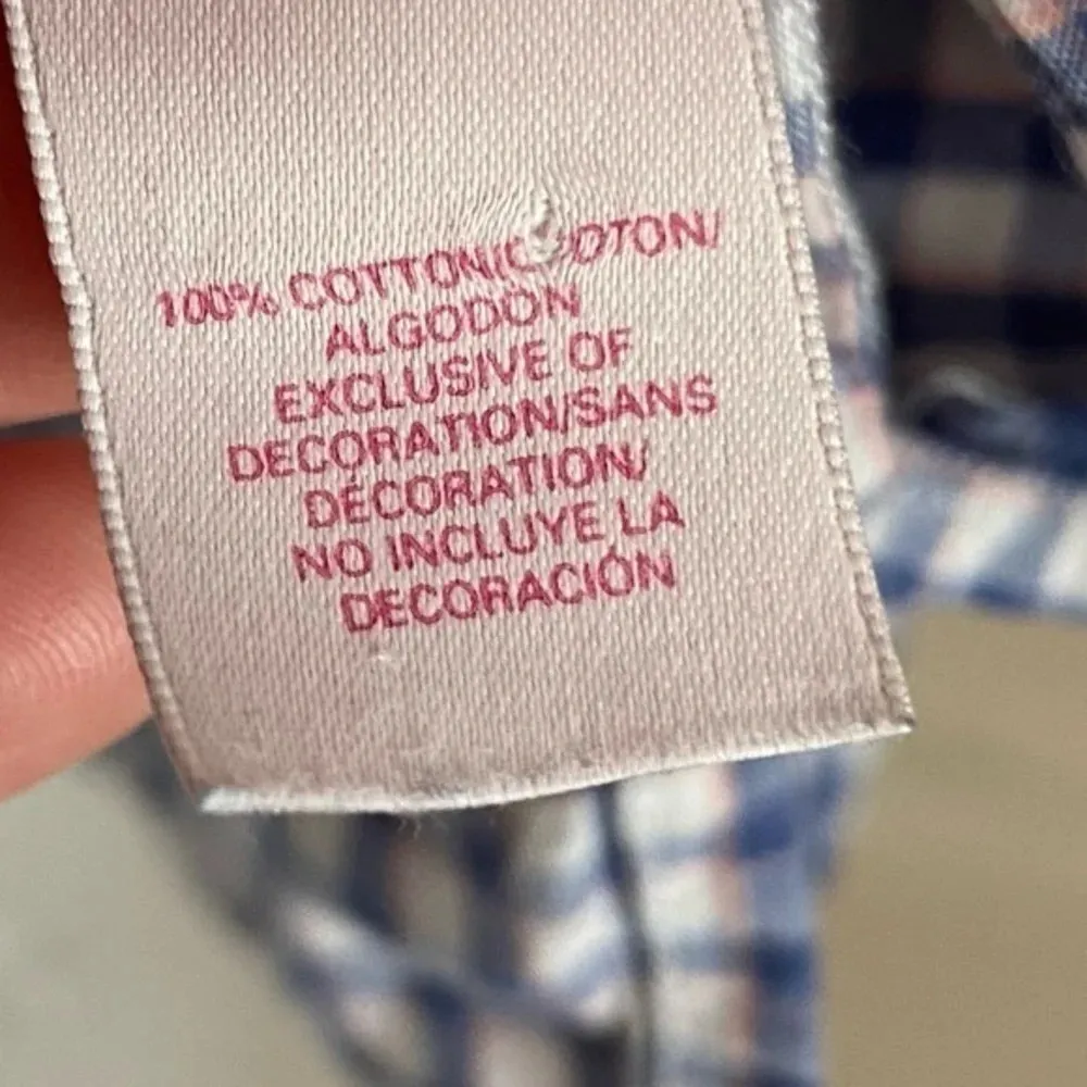 Victorias Secret • Blue Pink White Plaid Sleep Shirt - Image 6