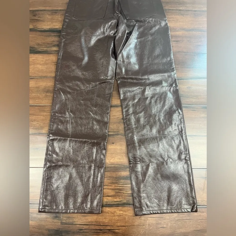 NWT - Good American Faux Leather Pants - Image 10
