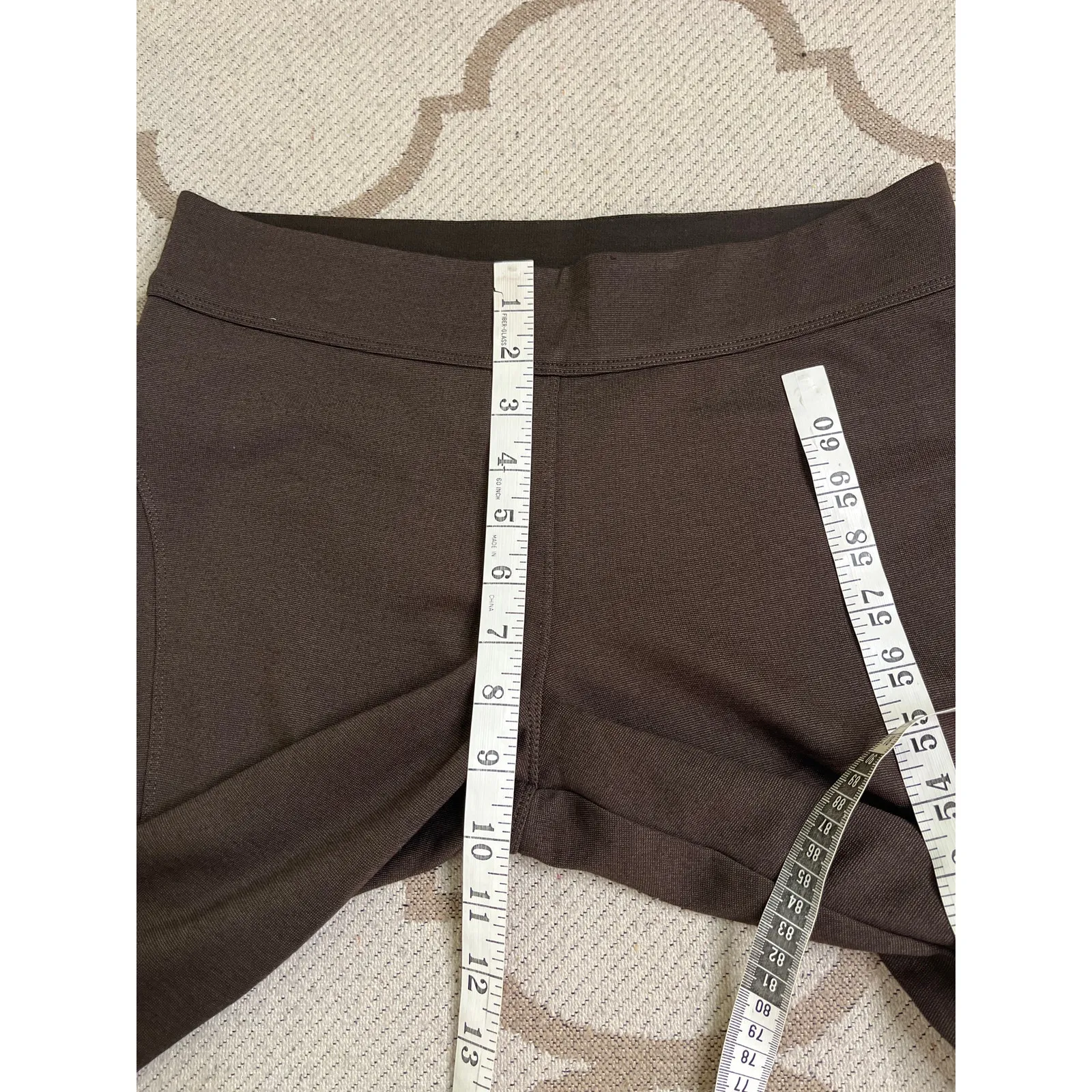 NWT Max Studio Ponte Knit Mid Rise Pull On Pants Leggings, Size Small, MSRP $98 - Image 4