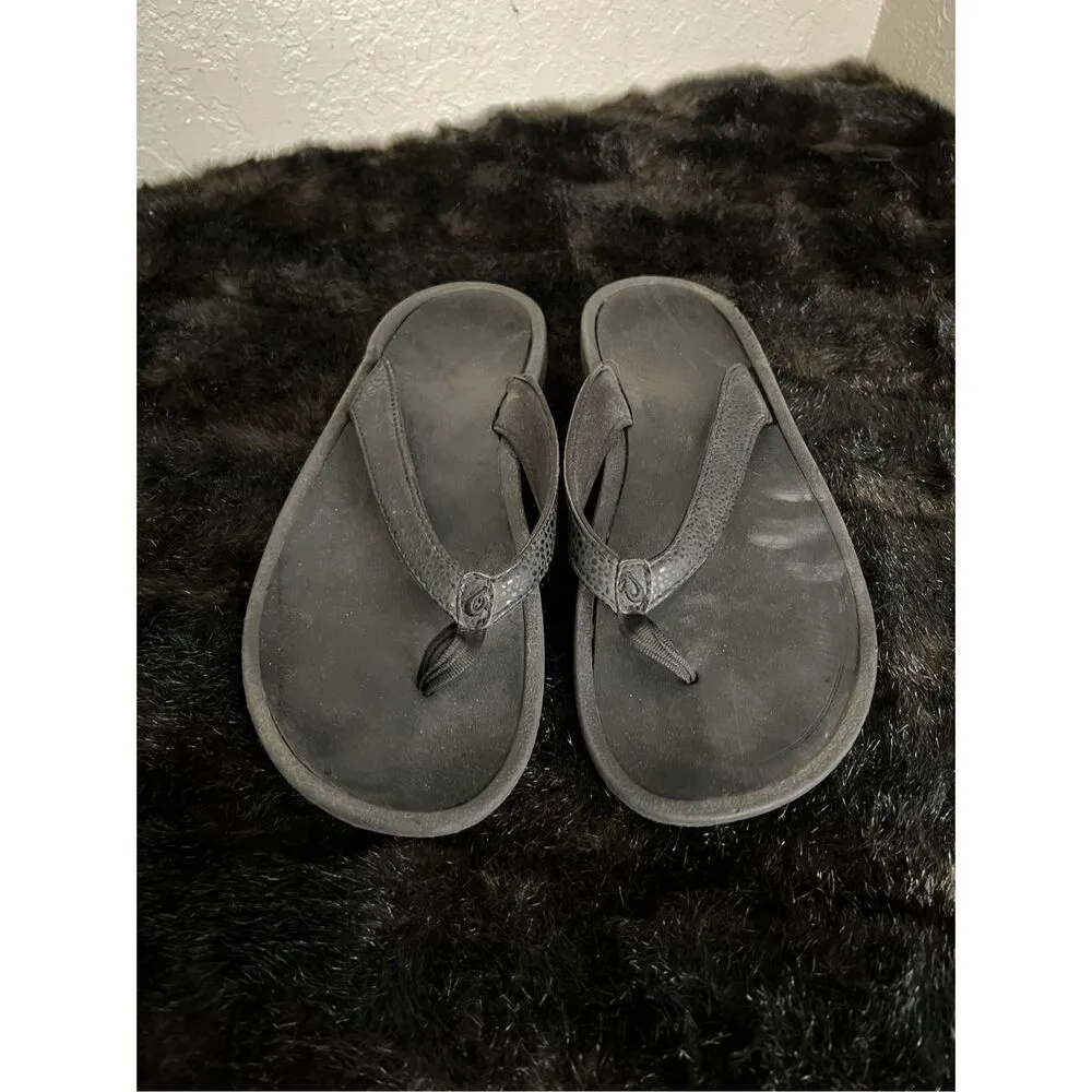 Olukai Tuahine Waterproof Leather Sandals 9.5 - Image 2