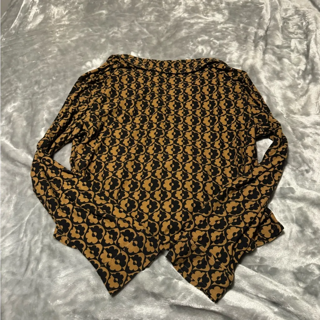 No Boundaries  Black and Tan Button Down Shirt - Image 2