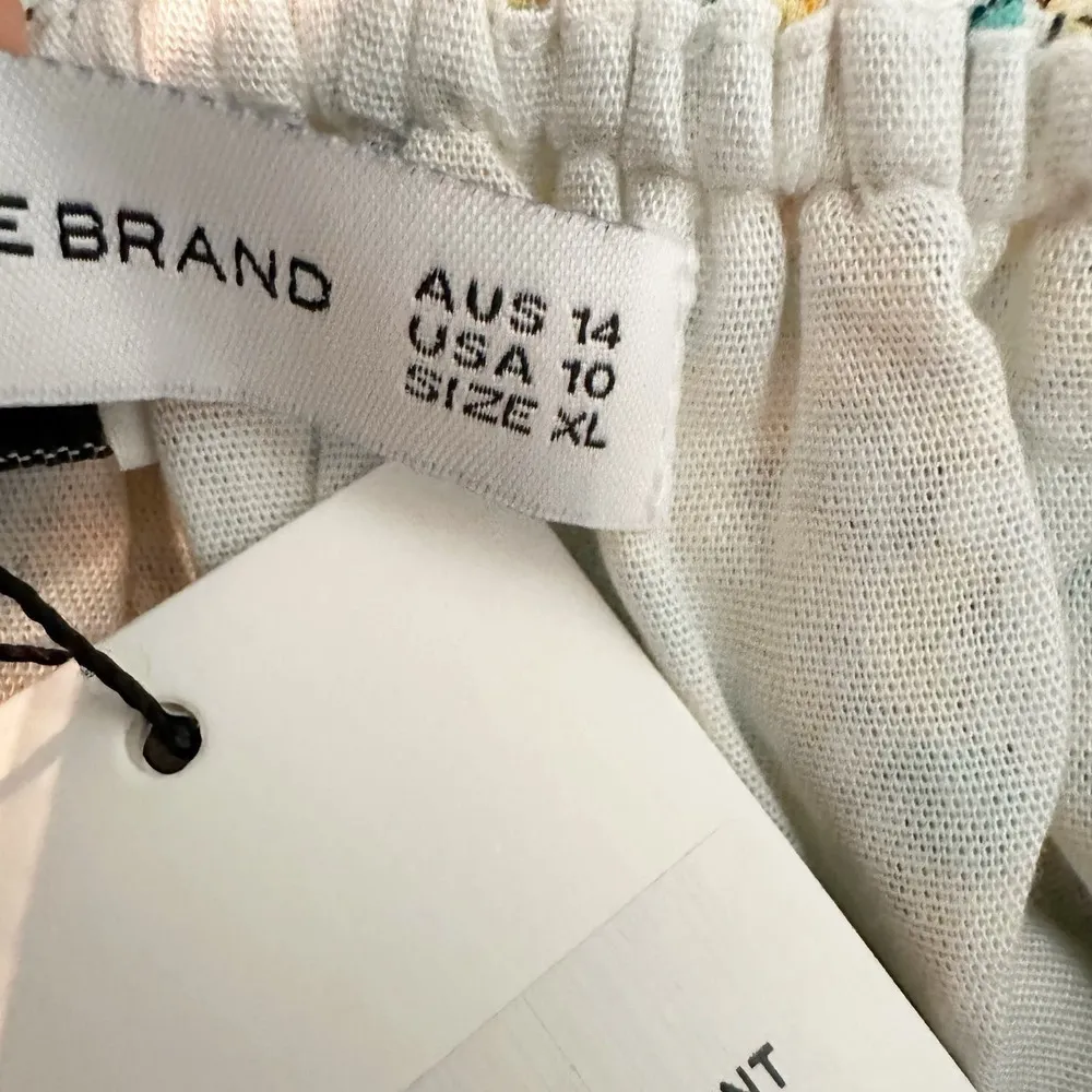 Faithfull The Brand Shivka Mini Dress Sabinosa Floral Ditsy Print Size 10 - Image 3