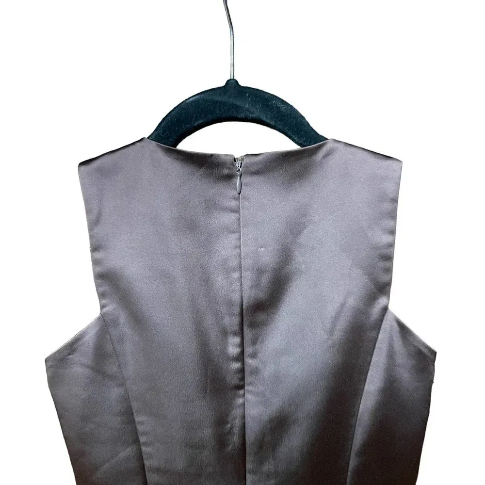 Just Cavalli Brown Python Snake‎ Print Bodycon Sheath Dress Size 36 / US 0 - Image 6