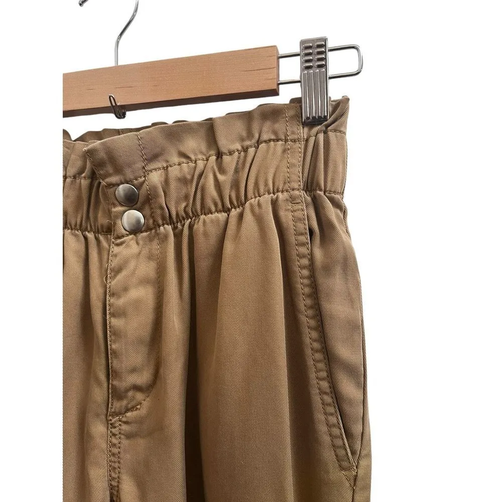 NWT Loft Khaki Soft Twill Paperbag Waist Pants Petite Size XXS Style 569511 - Image 6