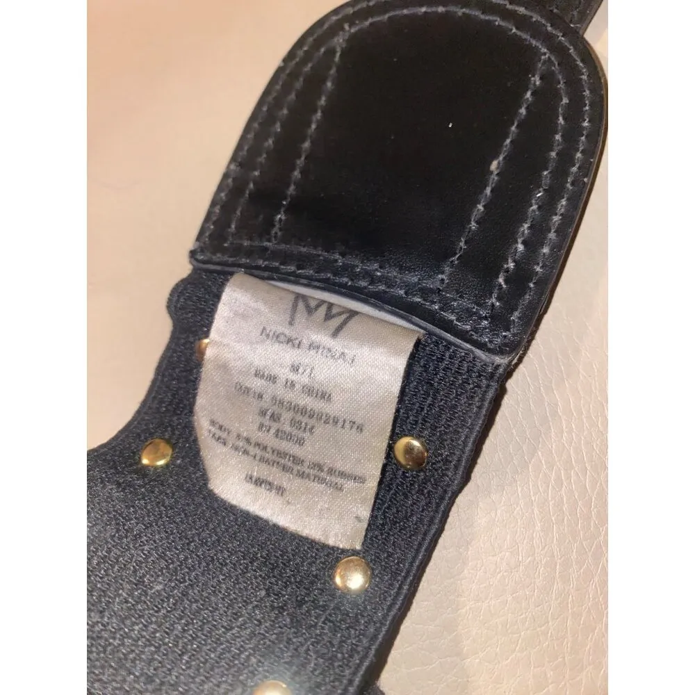 Belt Spandex Size ML Nicki Minaj Black Gold Panther  Leopard Cat  Buckle - Image 15