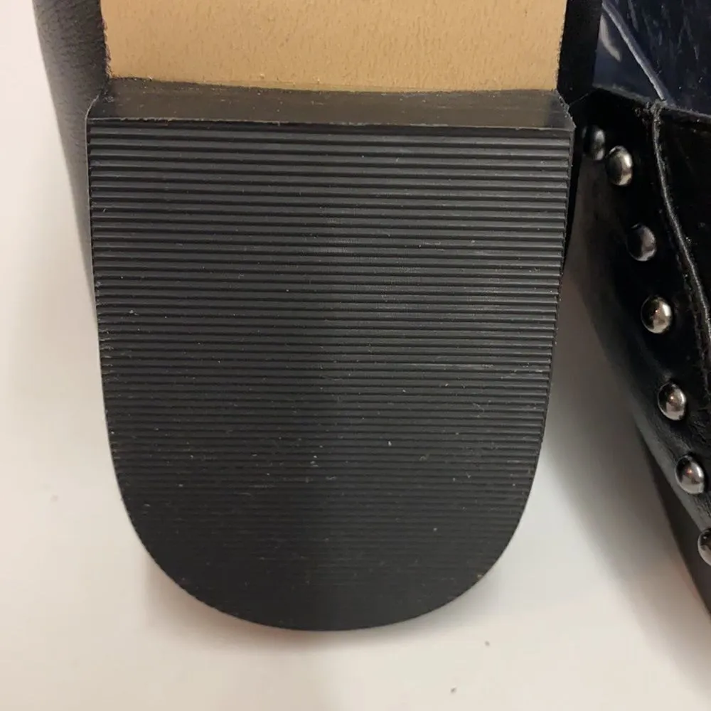 SOLE SOCIETY Talbia Studded Leather‎ Loafers Size 7.5M D15 - Image 10