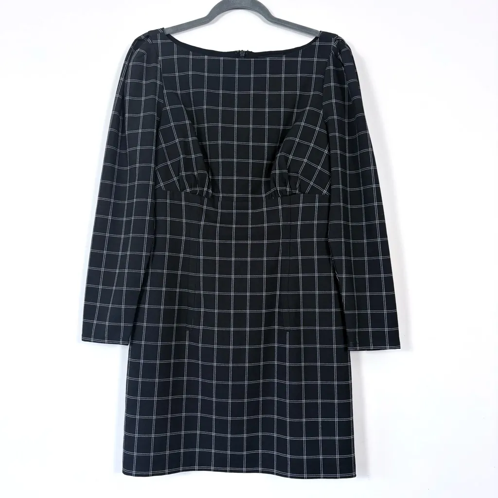 H:ours x Revolve Shae Mini Dress in Black & White
Plaid Medium - Image 4