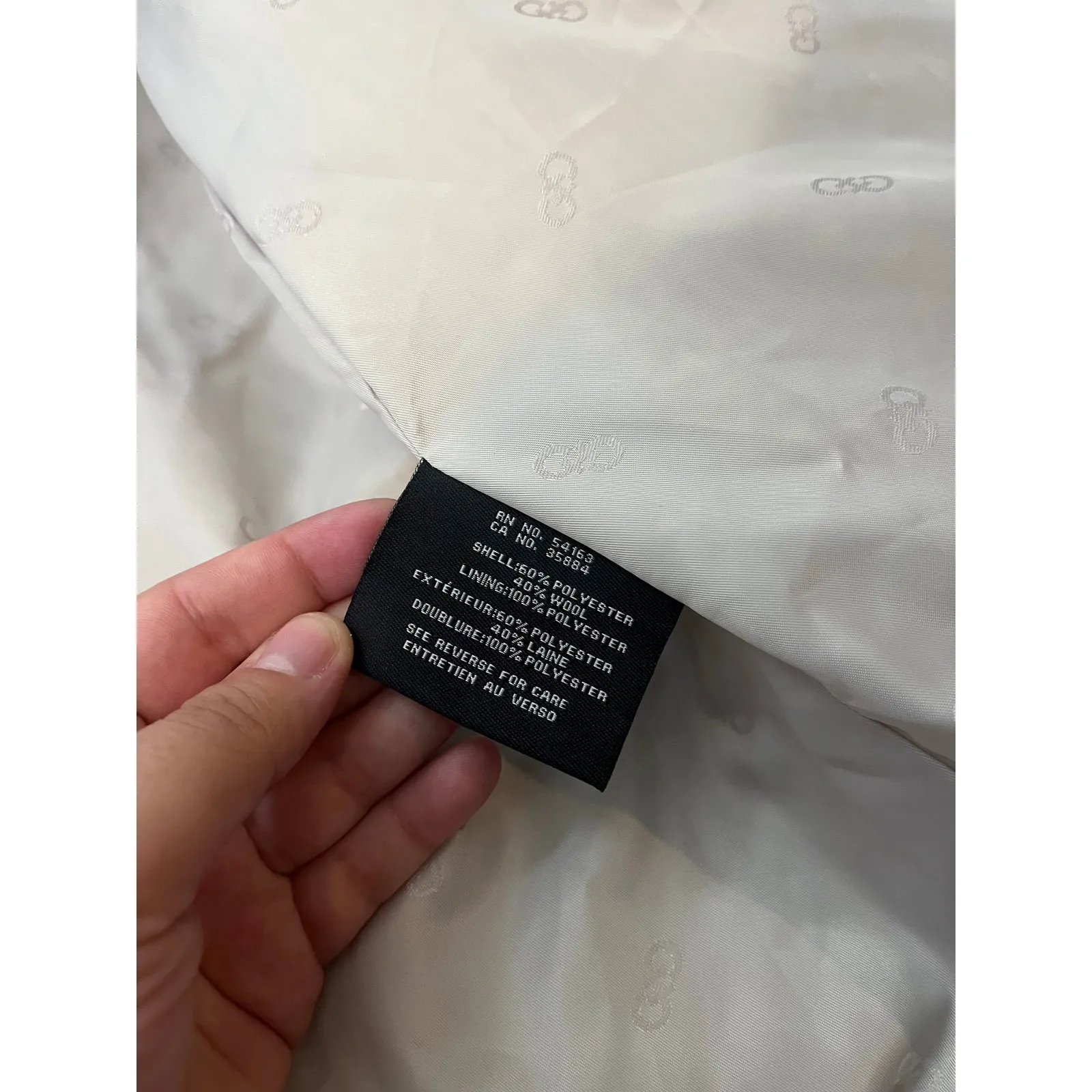 Cole Haan Signiture Wool‎ blend coat Womens Pea Coat Belted Size 14 - Image 7