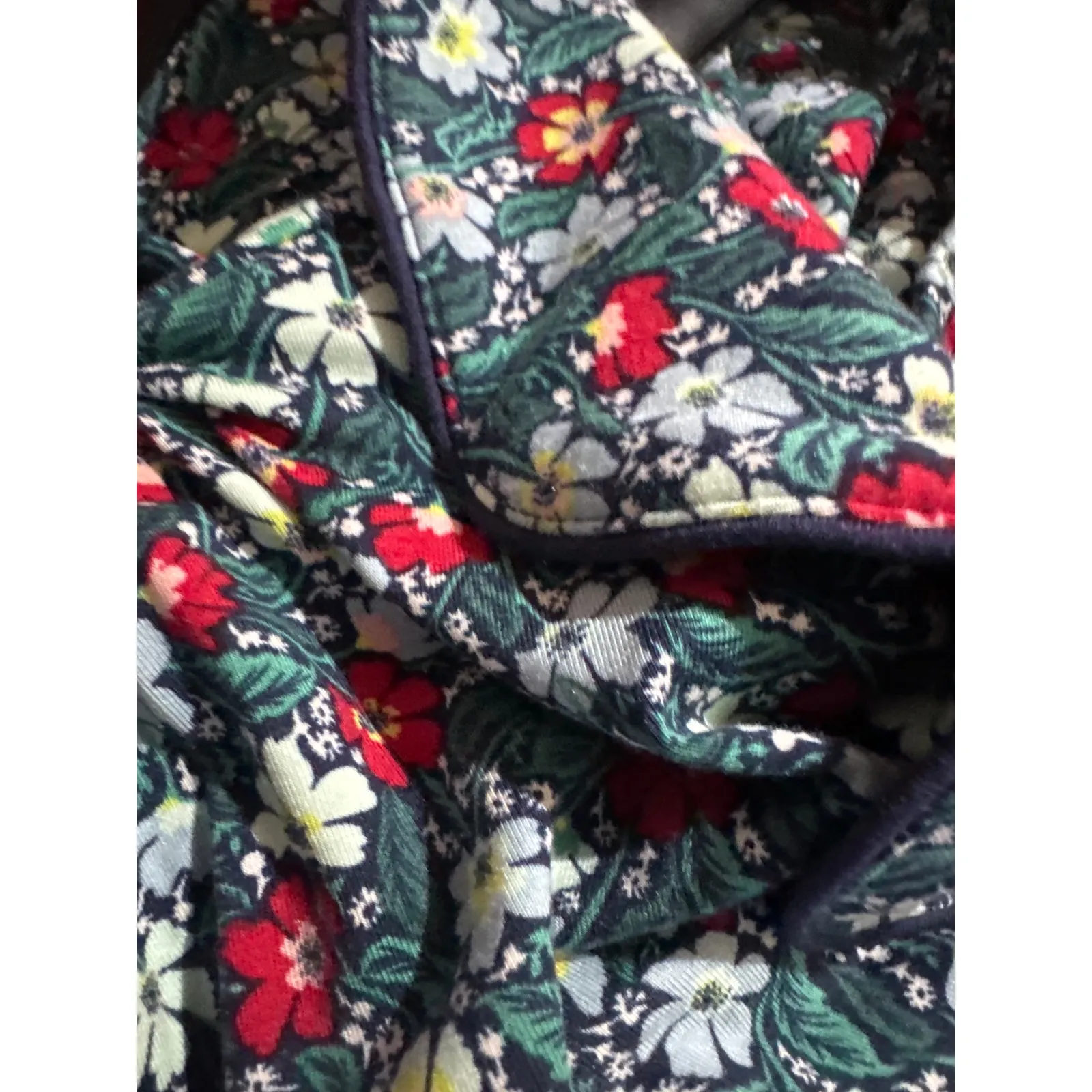 Brand New State of Day Women's Size XS 2 Piece Lounge Pajama Set Floral BLue - Image 4