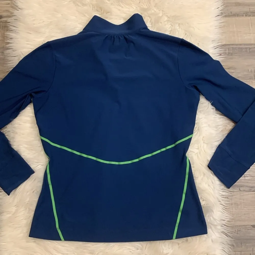 NWOT Nike Golf stretch snap neck performance top with UV protection M - Image 9