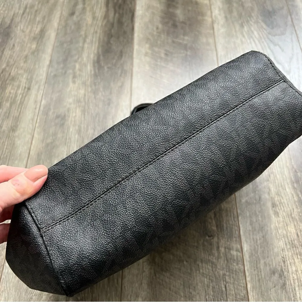 MICHAEL KORS Chain Signature Leather Jet Set Travel Shoulder Tote Bag Monogram - Image 4