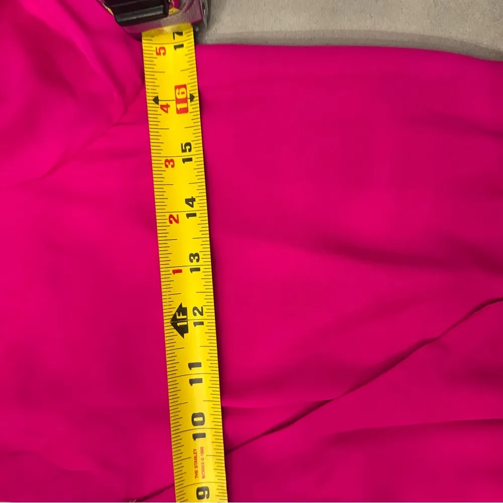 Parker keyhole long sleeve shirt dress Size small 100% silk barbiecore - Image 9