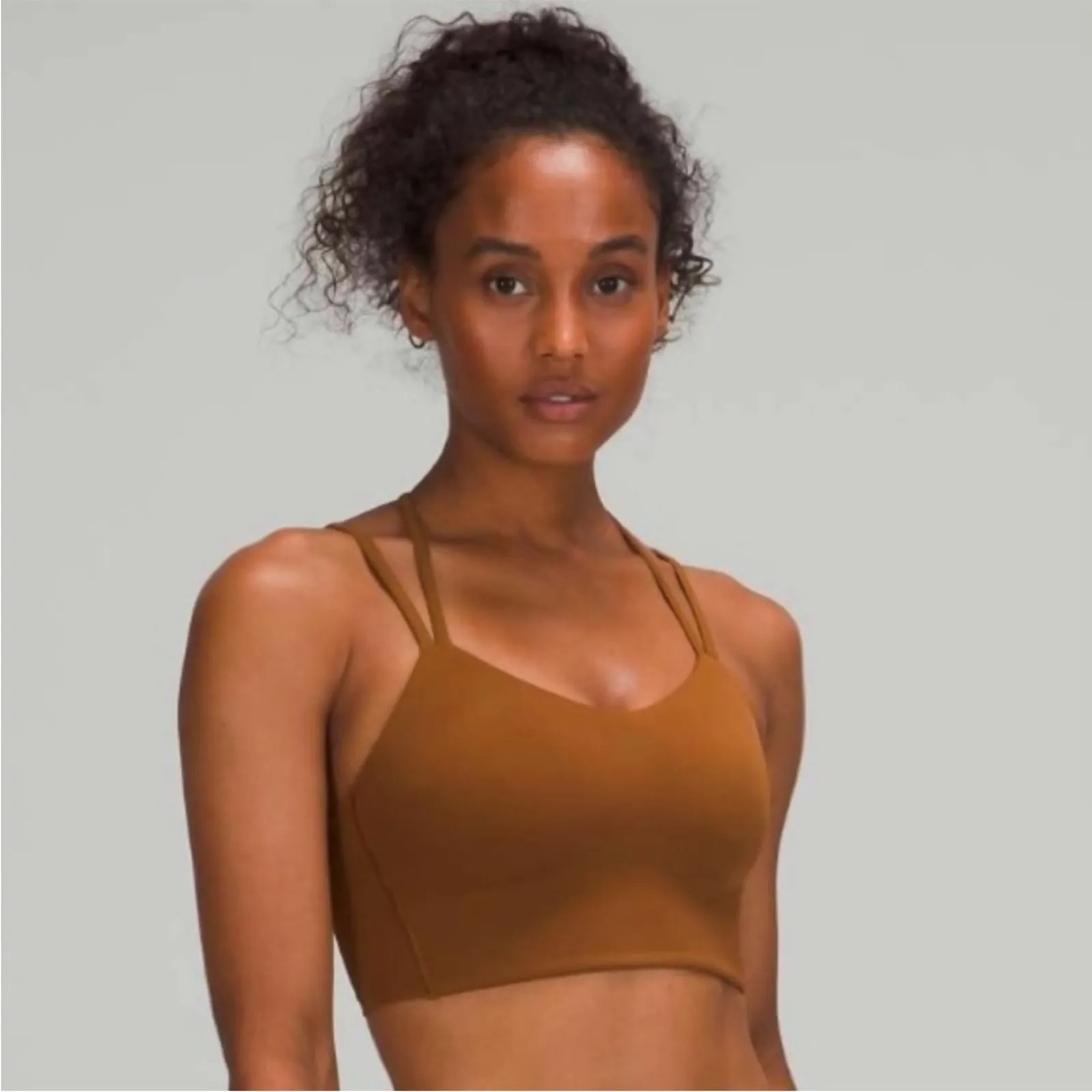 Lululemon Like a Cloud Longline Bra *Light Support, B/C Cup in bronze brown 4 - Image 2