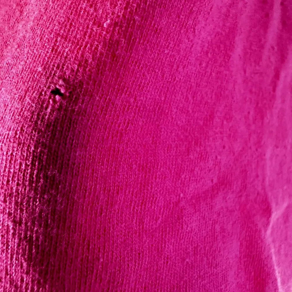 VTG Fruit of the Loom Paisley Bandana T Shirt Western Dolly Parton Cotton Pink L - Image 5