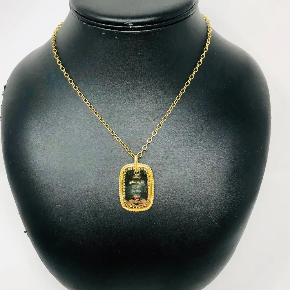 SYMBELLA sterling sterling, gold overlay pendant necklace, 19.5g - Image 3