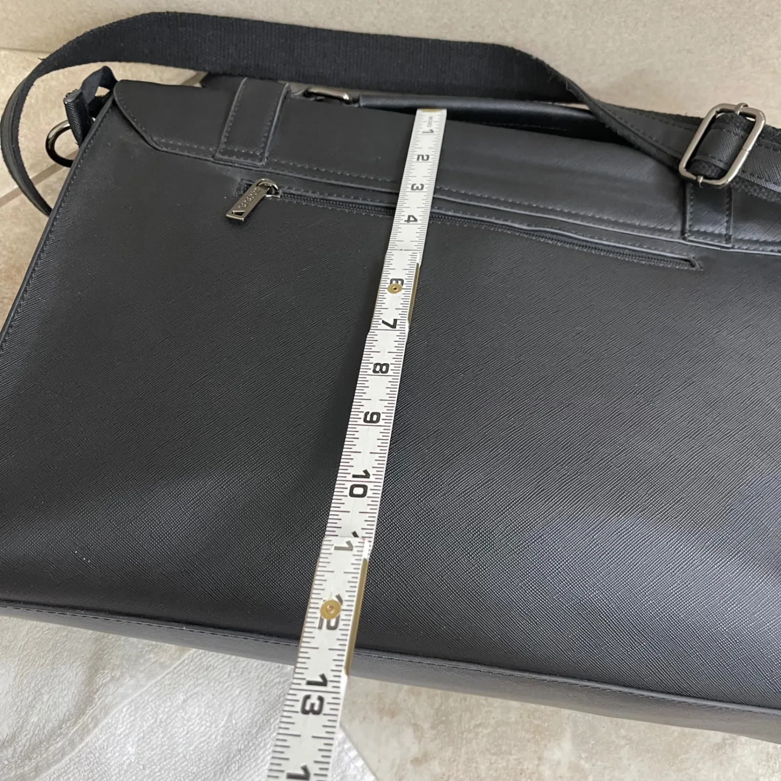 Ecosusi Black Satchel Crossbody Bag Bow Accent Women's Handbag Purse EUC - Image 6