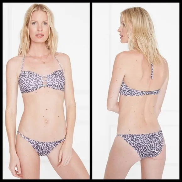 💕ANINE BING💕 Leo Bikini Set ~ Animal Print - Image 2