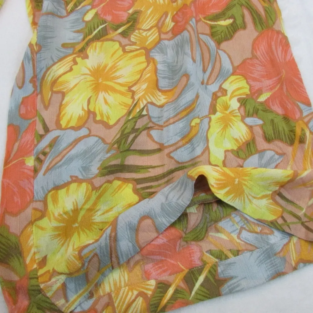 Volcom Let’s Luau Pants size medium Hawaiian Flowy - Image 5