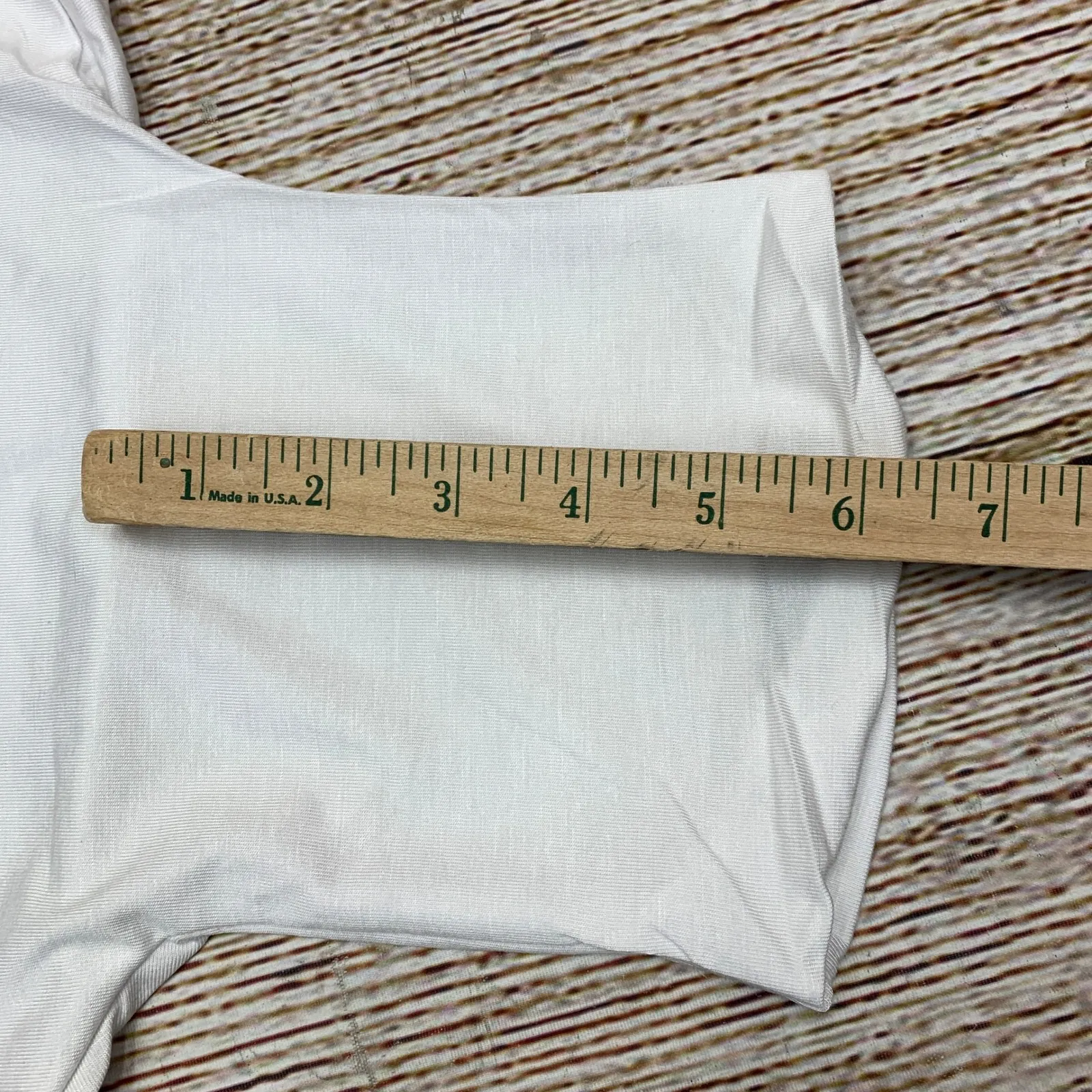 Amore All F.Y‎ White Long Sleeve Turtleneck Top Plus Size 2X New Made in USA - Image 5