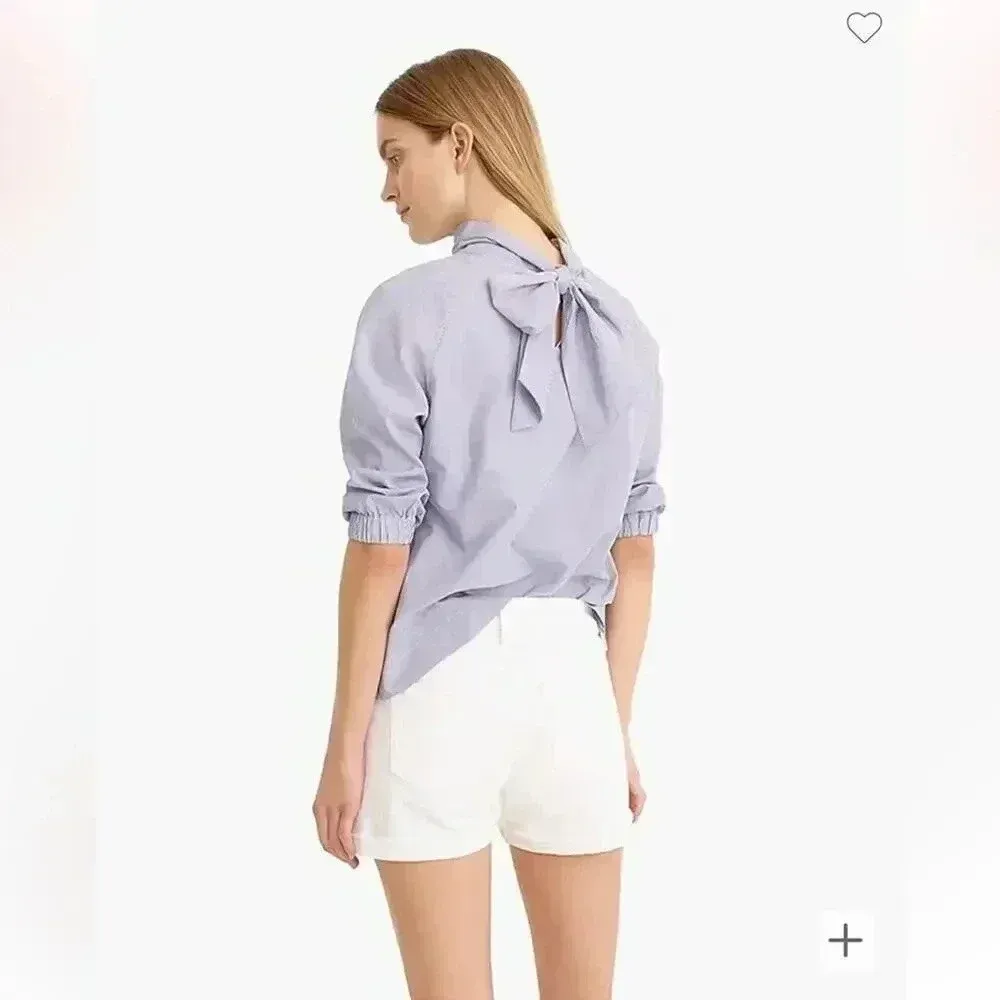 J Crew Denim Short in White Size 29 NWT - Image 3